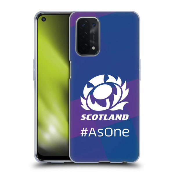 Scotland Rugby Logo 2 As One Soft Gel Case for OPPO A54 5G