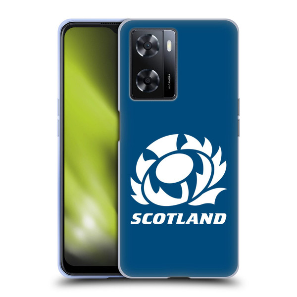 Scotland Rugby Logo 2 Plain Soft Gel Case for OPPO A57s