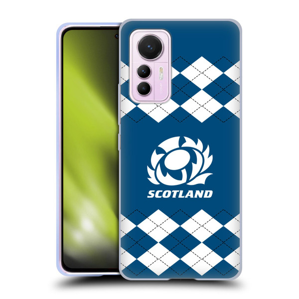 Scotland Rugby Logo 2 Argyle Soft Gel Case for Xiaomi 12 Lite