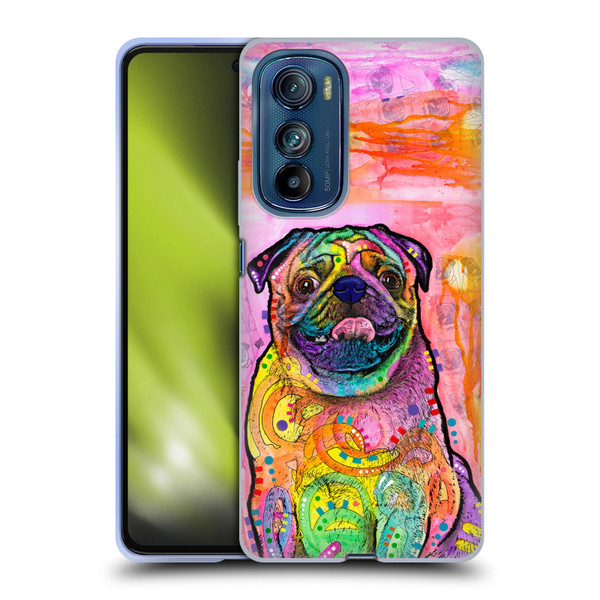 Dean Russo Dogs 3 Pug Soft Gel Case for Motorola Edge 30