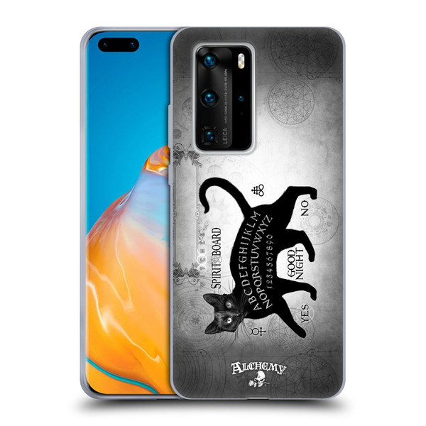 Alchemy Gothic Cats Black Cat Spirit Board Soft Gel Case for Huawei P40 Pro / P40 Pro Plus 5G