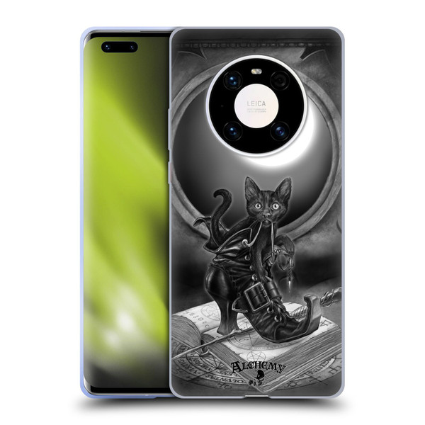 Alchemy Gothic Cats Midnight Mischief Soft Gel Case for Huawei Mate 40 Pro 5G