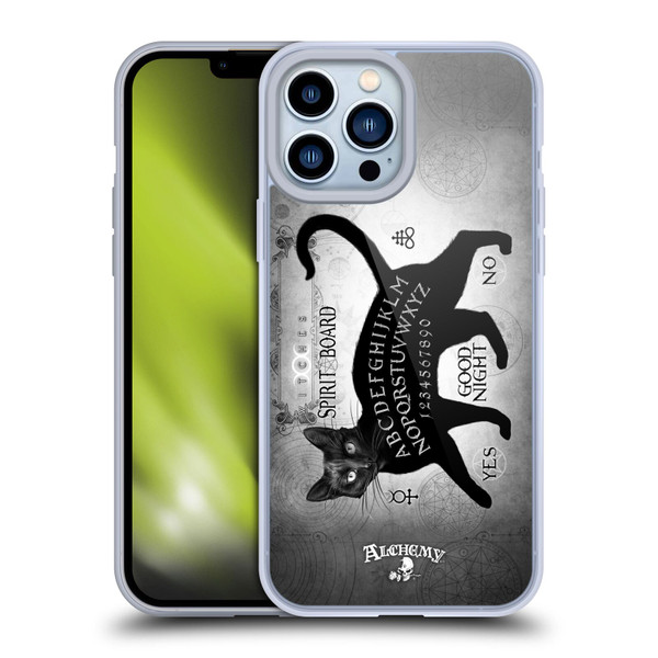 Alchemy Gothic Cats Black Cat Spirit Board Soft Gel Case for Apple iPhone 13 Pro Max