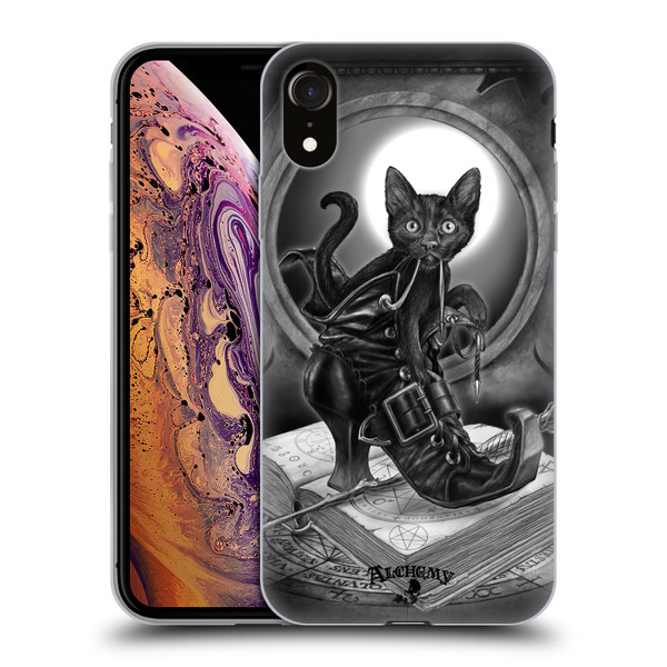 Alchemy Gothic Cats Midnight Mischief Soft Gel Case for Apple iPhone XR