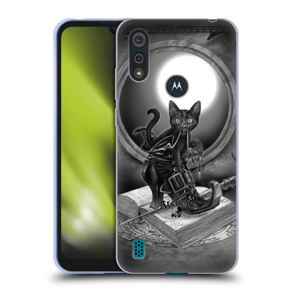 Alchemy Gothic Cats Midnight Mischief Soft Gel Case for Motorola Moto E6s (2020)