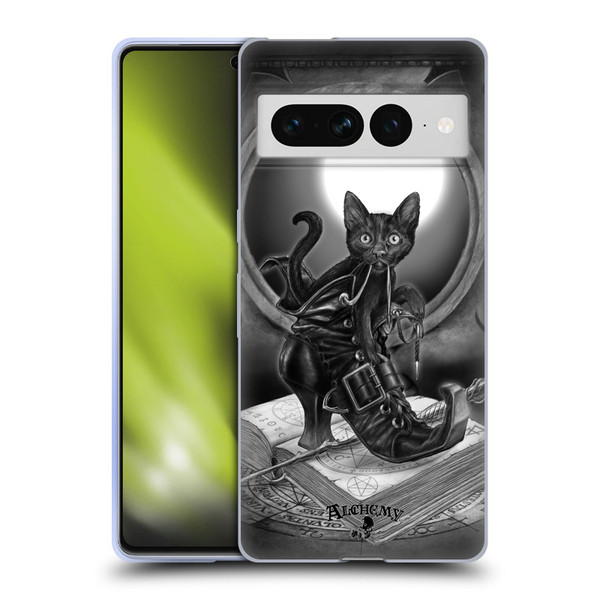 Alchemy Gothic Cats Midnight Mischief Soft Gel Case for Google Pixel 7 Pro