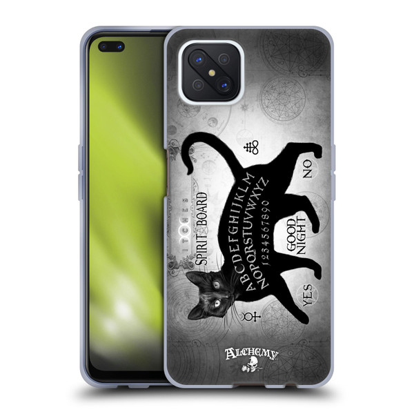 Alchemy Gothic Cats Black Cat Spirit Board Soft Gel Case for OPPO Reno4 Z 5G