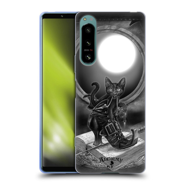 Alchemy Gothic Cats Midnight Mischief Soft Gel Case for Sony Xperia 5 IV