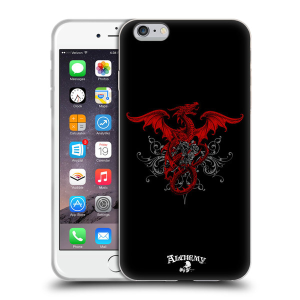 Alchemy Gothic Dragon Draco Rosa Soft Gel Case for Apple iPhone 6 Plus / iPhone 6s Plus