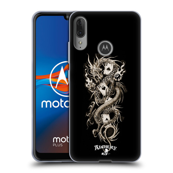 Alchemy Gothic Dragon Imperial Soft Gel Case for Motorola Moto E6 Plus