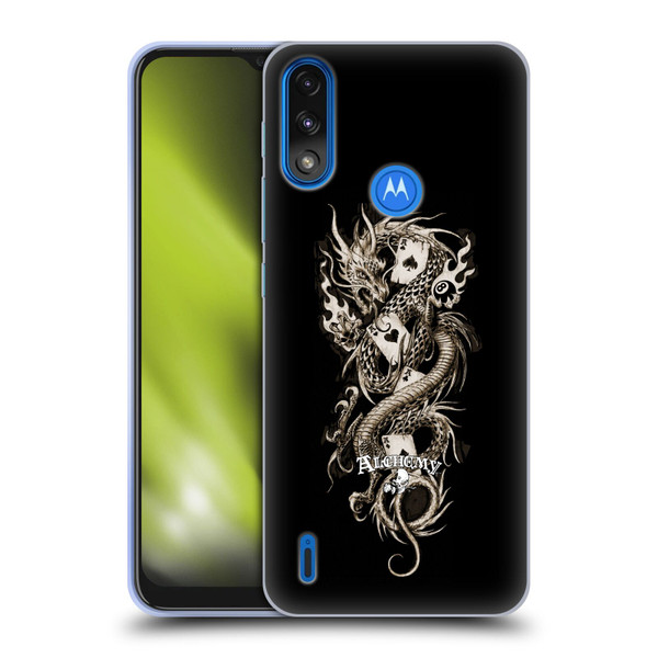 Alchemy Gothic Dragon Imperial Soft Gel Case for Motorola Moto E7 Power / Moto E7i Power