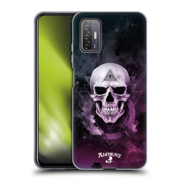 Alchemy Gothic Skull The Void Geometric Soft Gel Case for HTC Desire 21 Pro 5G