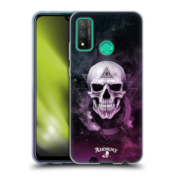 Alchemy Gothic Skull The Void Geometric Soft Gel Case for Huawei P Smart (2020)