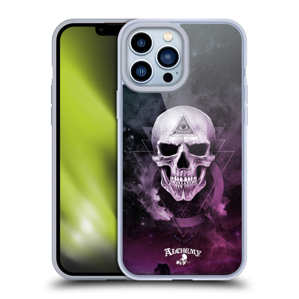 Alchemy Gothic Skull The Void Geometric Soft Gel Case for Apple iPhone 13 Pro Max