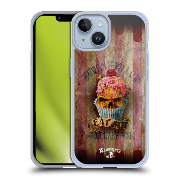 Alchemy Gothic Skull Eat Me Cupcake Soft Gel Case for Apple iPhone 14