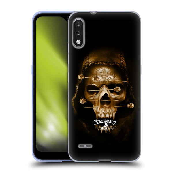 Alchemy Gothic Skull Death Fetish Soft Gel Case for LG K22