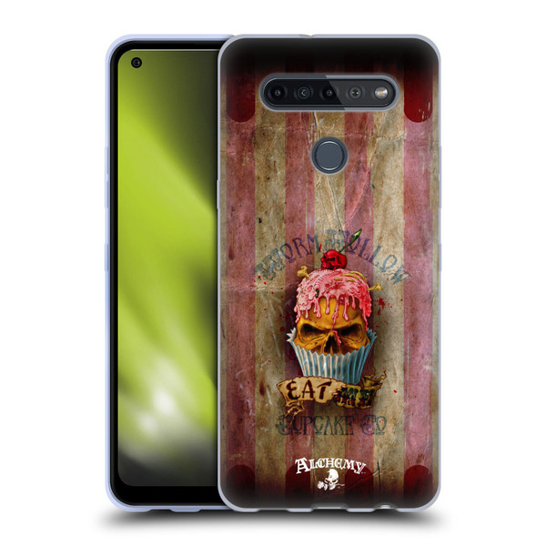 Alchemy Gothic Skull Eat Me Cupcake Soft Gel Case for LG K51S