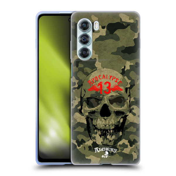 Alchemy Gothic Skull Camo Skull Soft Gel Case for Motorola Edge S30 / Moto G200 5G