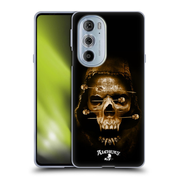 Alchemy Gothic Skull Death Fetish Soft Gel Case for Motorola Edge X30
