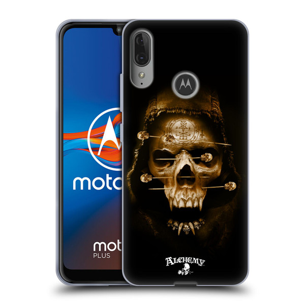 Alchemy Gothic Skull Death Fetish Soft Gel Case for Motorola Moto E6 Plus