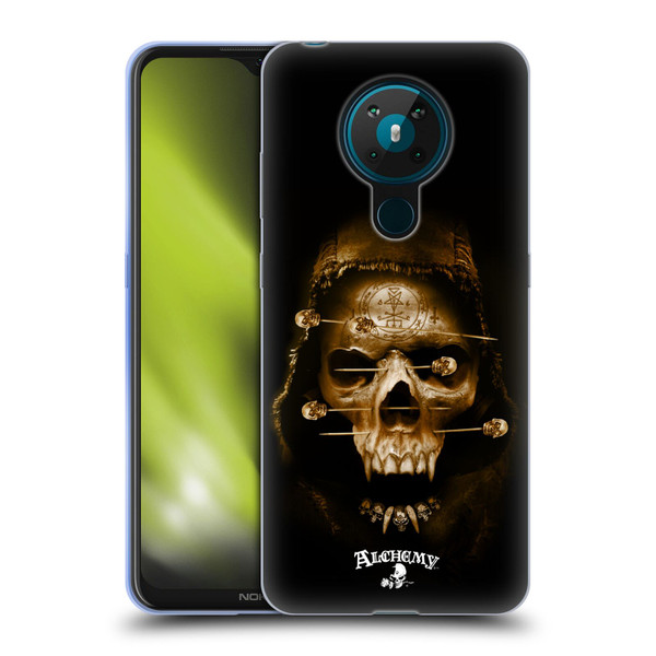 Alchemy Gothic Skull Death Fetish Soft Gel Case for Nokia 5.3