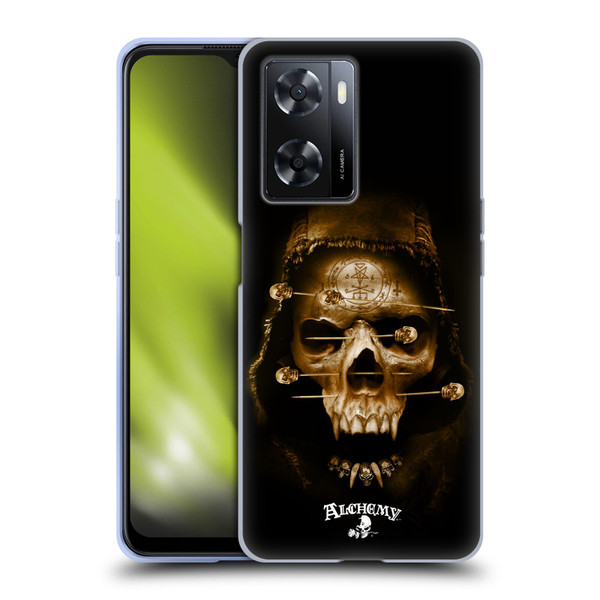 Alchemy Gothic Skull Death Fetish Soft Gel Case for OPPO A57s