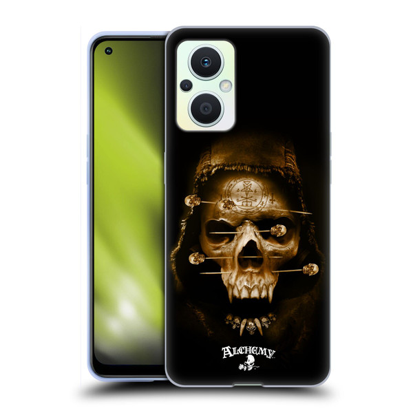 Alchemy Gothic Skull Death Fetish Soft Gel Case for OPPO Reno8 Lite
