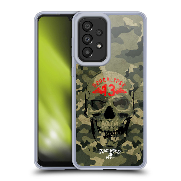 Alchemy Gothic Skull Camo Skull Soft Gel Case for Samsung Galaxy A33 5G (2022)