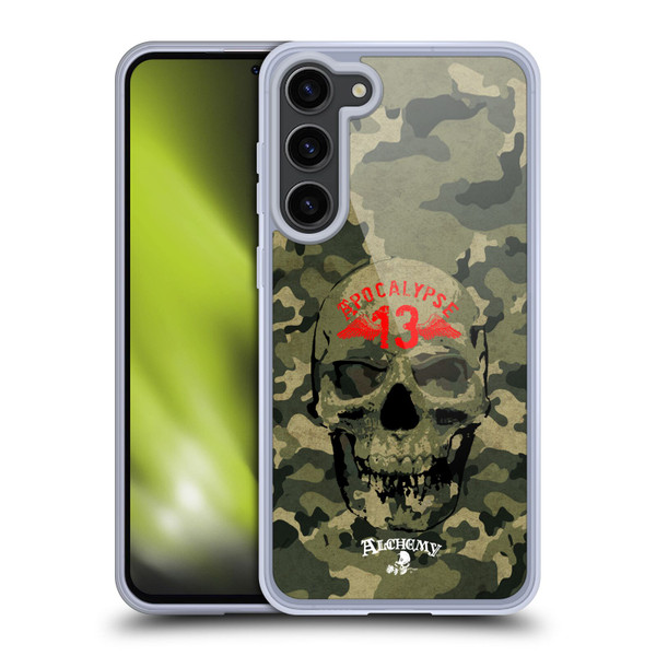Alchemy Gothic Skull Camo Skull Soft Gel Case for Samsung Galaxy S23+ 5G