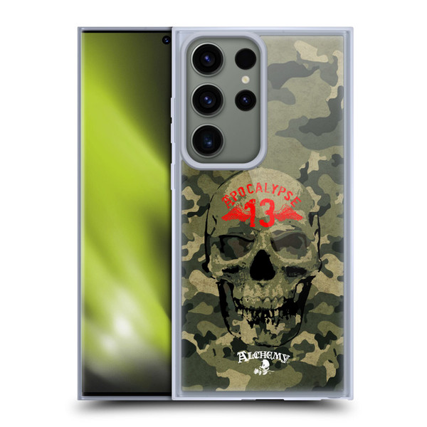 Alchemy Gothic Skull Camo Skull Soft Gel Case for Samsung Galaxy S23 Ultra 5G