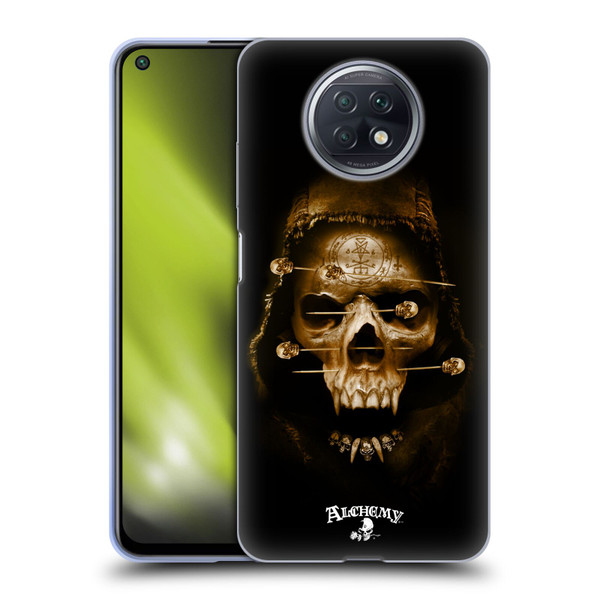 Alchemy Gothic Skull Death Fetish Soft Gel Case for Xiaomi Redmi Note 9T 5G