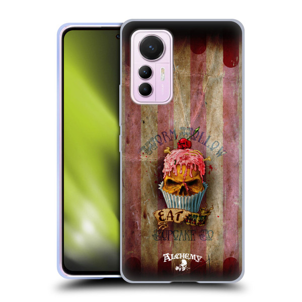 Alchemy Gothic Skull Eat Me Cupcake Soft Gel Case for Xiaomi 12 Lite