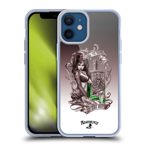 Alchemy Gothic Woman Devil's Green Dew Soft Gel Case for Apple iPhone 12 Mini