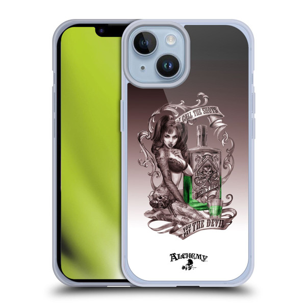 Alchemy Gothic Woman Devil's Green Dew Soft Gel Case for Apple iPhone 14