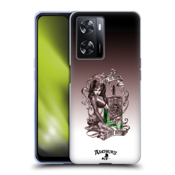 Alchemy Gothic Woman Devil's Green Dew Soft Gel Case for OPPO A57s