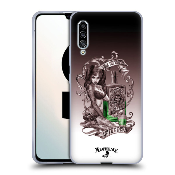 Alchemy Gothic Woman Devil's Green Dew Soft Gel Case for Samsung Galaxy A90 5G (2019)
