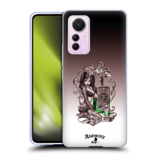 Alchemy Gothic Woman Devil's Green Dew Soft Gel Case for Xiaomi 12 Lite