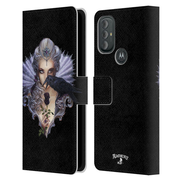 Alchemy Gothic Woman Ravenous Leather Book Wallet Case Cover For Motorola Moto G10 / Moto G20 / Moto G30