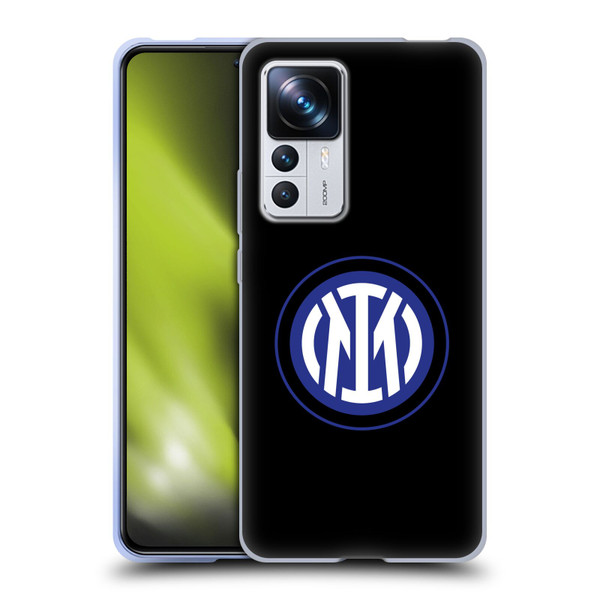 Fc Internazionale Milano Badge Logo On Black Soft Gel Case for Xiaomi 12T Pro