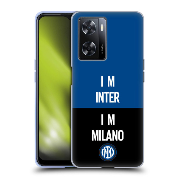 Fc Internazionale Milano Logo Inter Milano Soft Gel Case for OPPO A57s