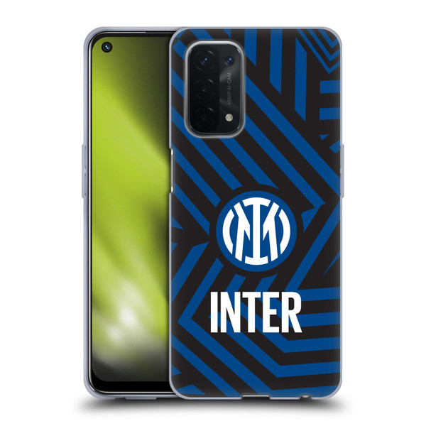 Fc Internazionale Milano Patterns Abstract 1 Soft Gel Case for OPPO A54 5G