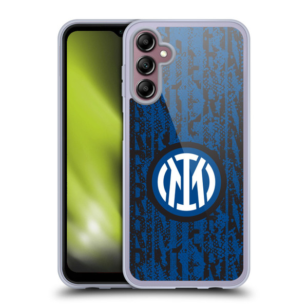 Fc Internazionale Milano Patterns Snake Wordmark Soft Gel Case for Samsung Galaxy A14 5G