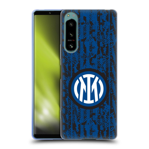 Fc Internazionale Milano Patterns Snake Wordmark Soft Gel Case for Sony Xperia 5 IV