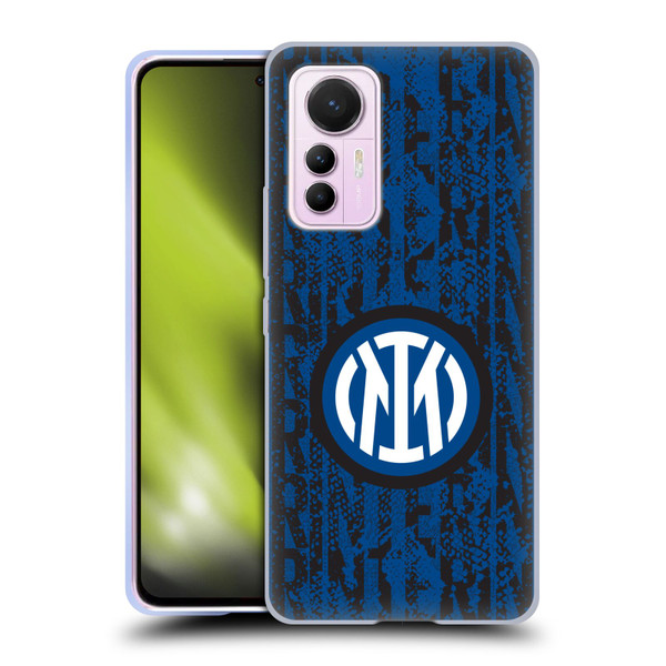 Fc Internazionale Milano Patterns Snake Wordmark Soft Gel Case for Xiaomi 12 Lite
