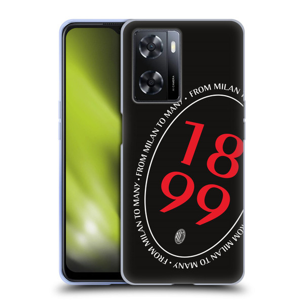 AC Milan Art 1899 Oversized Soft Gel Case for OPPO A57s