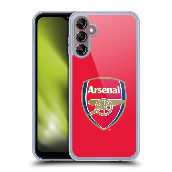 Arsenal FC Crest 2 Full Colour Red Soft Gel Case for Samsung Galaxy A14 5G