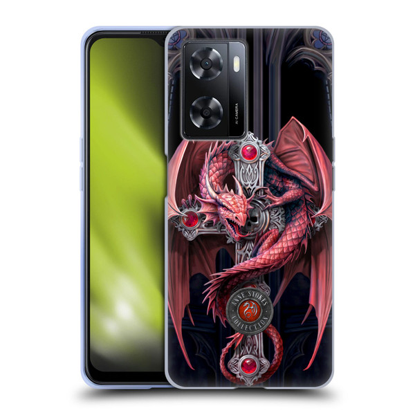 Anne Stokes Dragons Gothic Guardians Soft Gel Case for OPPO A57s