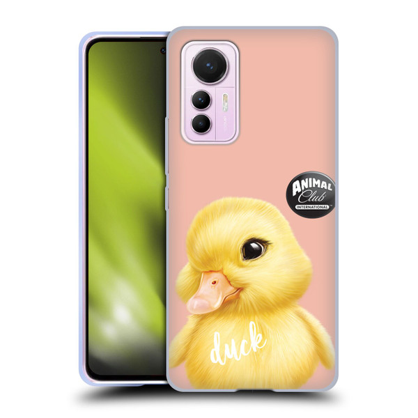 Animal Club International Faces Duck Soft Gel Case for Xiaomi 12 Lite