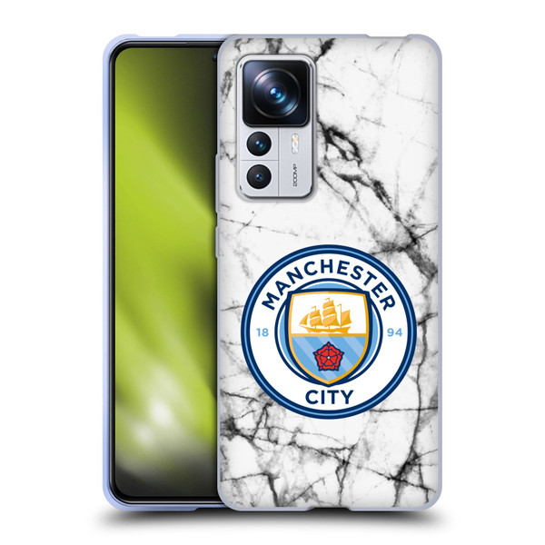 Manchester City Man City FC Marble Badge Full Colour Soft Gel Case for Xiaomi 12T Pro