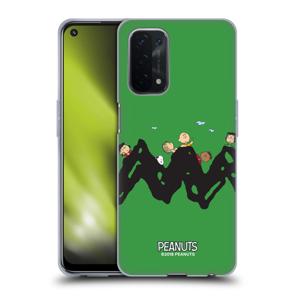 Peanuts Characters Group Soft Gel Case for OPPO A54 5G